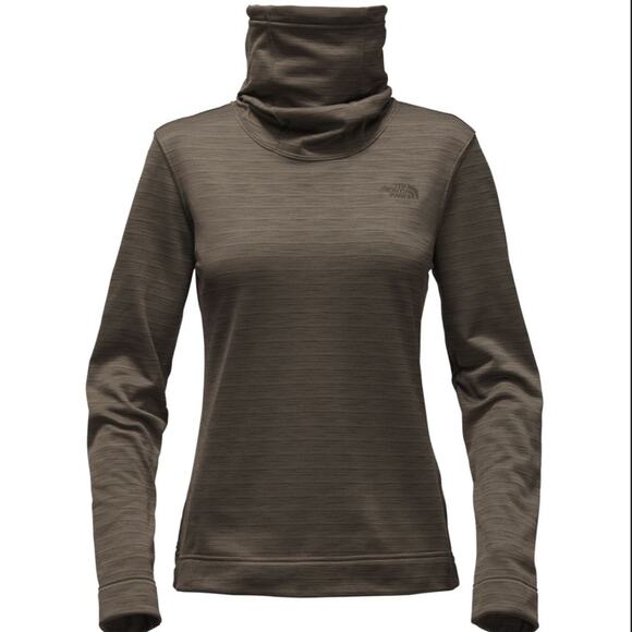 THE NORTH FACE women’s green medium novelty glacier fleece pullover active fit - Picture 1 of 12